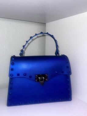 Blue Studded Bag💙
